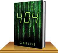 A book cover with the word " carlos " written in front of a green background.